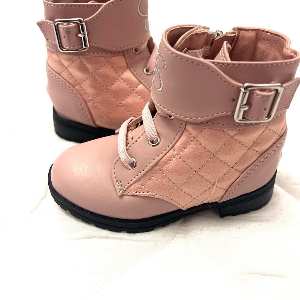 Jessica Simpson toddler girls pink boots size 7